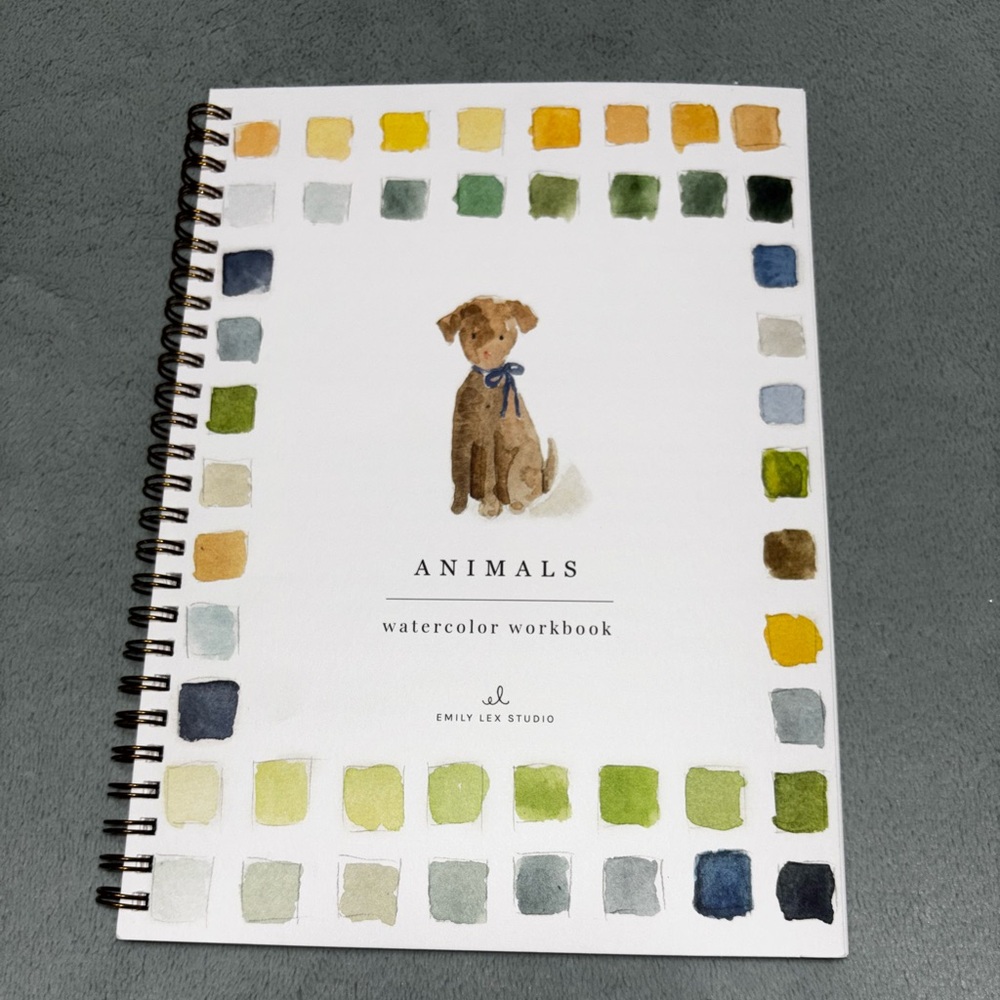 Animals Watercolor Workbook